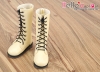 【TY02-2】Taeyang 綁帶多孔基本款．中筒靴 # Beign