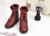 【TY7-3】Taeyang 翻領綁帶短靴 # Crimson